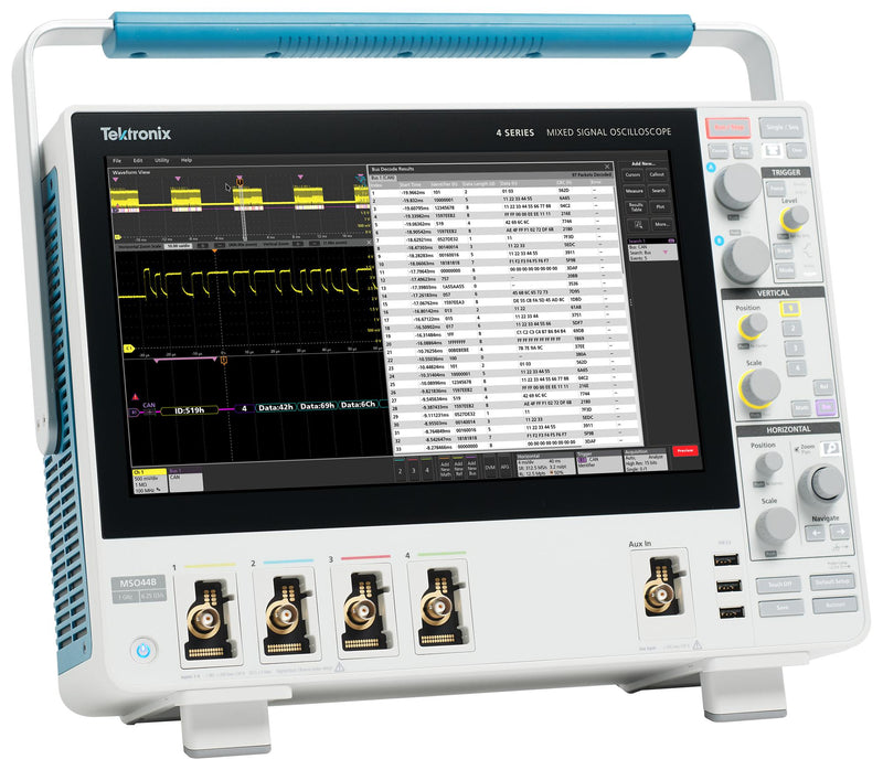 TEKTRONIX MSO44B 4-BW-1000 MSO / MDO Oscilloscope, 4 Series B, 4 Analogue, 32 Digital, 1 GHz, 6.25 GSPS, 31.25 Mpts