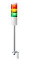PATLITE LR6-302LJNW-RYG SIGNAL TOWER, AMB/GRN/RED, 88DB, 24VDC