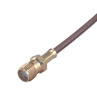 HUBER+SUHNER 21"SMA-50-2-6/111"NH RF / Coaxial Connector, SMA Coaxial, Straight Jack, Solder, 50 ohm, G02232D, K02252D 22651818