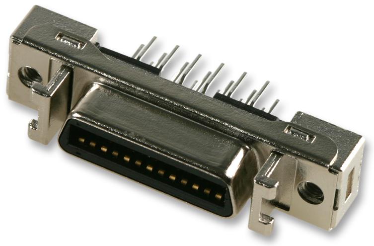 3M 10250-6212PL 10250-6212PL D Sub Connector Straight Mini (Ribbon Connector) Receptacle MDR 102 50 Contacts Solder