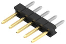 TE CONNECTIVITY 2MM-HB-S06-VT-02-H-TB Pin Header, Board-to-Board, 2 mm, 1 Rows, 6 Contacts, Through Hole Straight, 2MM-HB Series