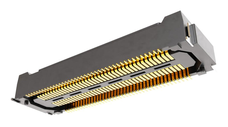 HARWIN F20-20008045R Mezzanine Connector, Plug, 0.635 mm, 2 Rows, 80 Contacts, Surface Mount Straight, Phosphor Bronze