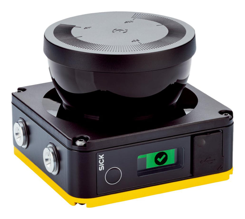 SICK NANS3-AAAZ30AN1 Safety Laser Scanner, 275&deg; Beam Angle, 8 Field Pair, Type 3, SIL2, 40m Max Sensing Range, IP65