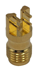 MUELLER ELECTRIC BU-1420771821 RF / Coaxial Connector, SMA Coaxial, Straight Jack, Board Edge / End Launch, 50 ohm, Brass