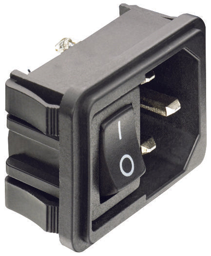 CORCOM - TE CONNECTIVITY 1-1609112-3 POWER ENTRY MODULE, RECEPTACLE, 15A