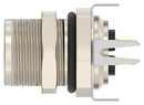 AMP - TE Connectivity T4040110044-000 T4040110044-000 Circular Connector SPE M8 Hybrid Panel Mount Receptacle 4 Contacts PCB Socket Threaded New