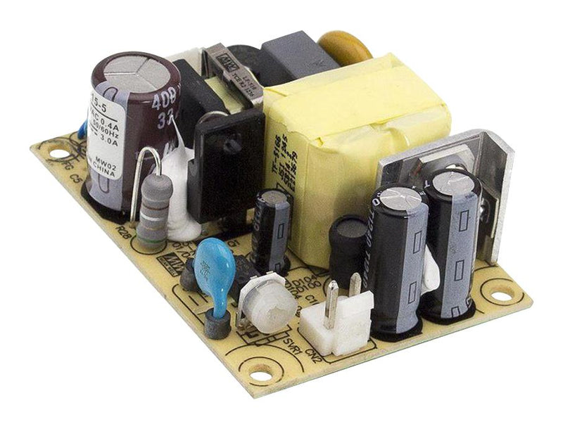 Mean Well EPS-15-24 EPS-15-24 AC/DC Open Frame Power Supply (PSU) ITE 1 Output 15 W 85V AC to 264V Adjustable Fixed