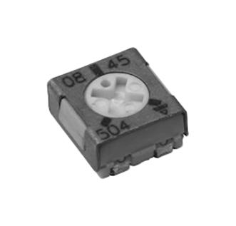 VISHAY TS53YL500MR10 Trimmer, Single Turn, Cermet, Top Adjust, 50 ohm, Surface Mount, 1 Turns