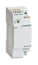 CROUZET 89451003 AC/DC DIN Rail Power Supply (PSU), ITE, 1 Output, 30 W, 24 V, 1.2 A