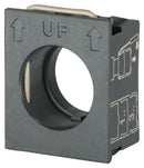 EAO 46-2M00.1000.000 Assembly Hardware, Plastic, Grey, 38x30x17mm, EAO 46 Series Selector Switches, Holder, 46 Series