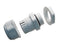 MULTICOMP PRO MP015674 Cable Gland, M20 x 1.5, 10 mm, 14 mm, Nylon (Polyamide), White, IP68, IP69K