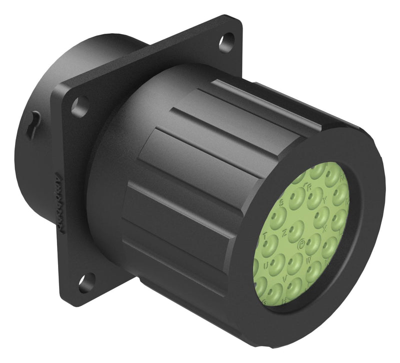 AMPHENOL SINE/TUCHEL RTS018N23PHEC03R CIRCULAR CONNECTOR, RCPT, 23POS, CRIMP