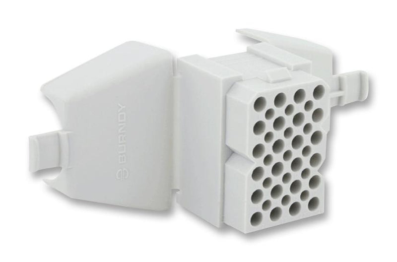 SOURIAU-SUNBANK / EATON SMS24RDH3 Connector Housing, Integrated strain relief hood, Souriau Qikmate SMS, Receptacle, 24 Ways