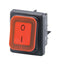 Multicomp PRO MP011251 MP011251 Rocker Switch DPST-NO Illuminated Panel Mount Red