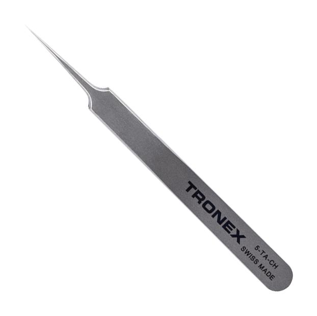 TRONEX 5-TA-CH TWEEZER, HIGH PRECISION, STYLE 5, 4.331"