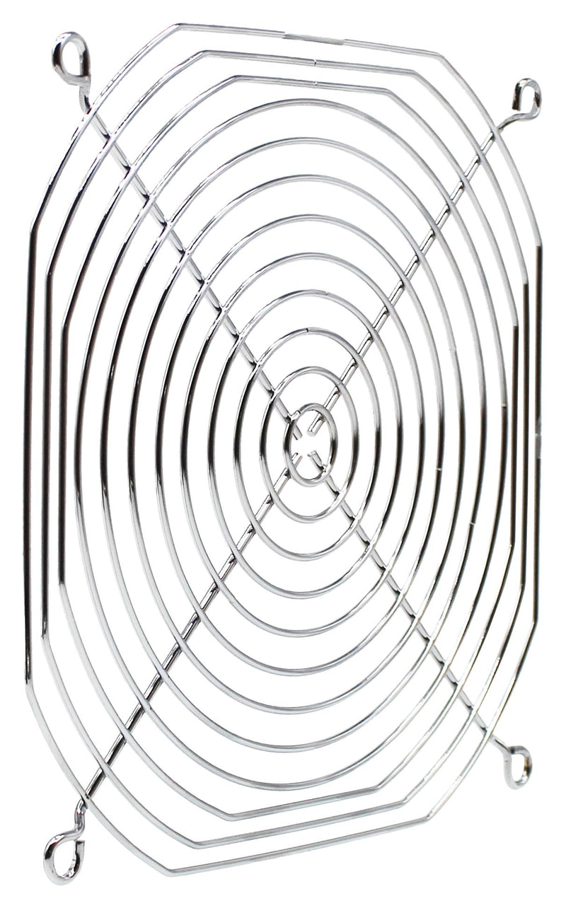 ORION FANS G180-12 Fan Finger Guard, Steel - Wire Form, 180mm Axial Fans, 152.2 mm, Bright Nickel Chrome