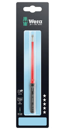 WERA K K VDE 3065 IS PZ/S #1X157MM TIE SB Interchange Screwdriver, VDE, Slotted/Pozidriv, Stainless Steel, # 1 x 157 mm
