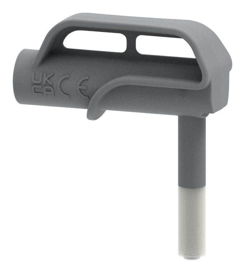 CAL TEST ELECTRONICS CT4518-8 8MM MAGNETIC CONN-SHEATHED 4MM JACK, GRY