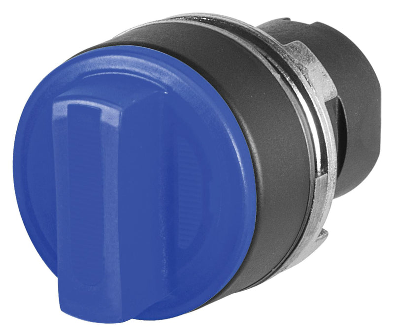 EAO 46-2W19.1CJ0.004 Switch Actuator, 3 Position, 30mm, Blue, EAO 46 Series 22.3mm Illuminated Selector Switches, IP65