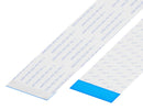 GCT (GLOBAL CONNECTOR TECHNOLOGY) 05-16-D-0050-A-4-06-4-T FFC / FPC Cable, 16 Core, 0.5 mm, Opposite Sided Contacts, 1.97 ", 50 mm, White