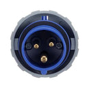 AMPHENOL SINE/TUCHEL 2CMA100584R1000 CONN, MAIN PLUG, 2P3W, 20A, 250V, BLUE