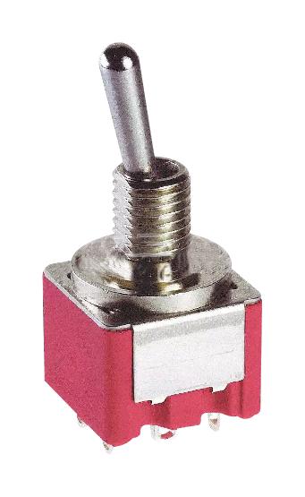 MULTICOMP PRO MP1FD5T1B6M1QES-5 Toggle Switch, Miniature, On-Off-(On), DPDT, Non Illuminated, MP Miniature Toggle Switches