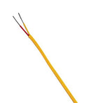 OMEGA EXTT-K-16-100 Thermocouple Extension Wire, Duplex, Type K, 16 AWG, Solid, 100 ft, ANSI, PFA, EXTT Series