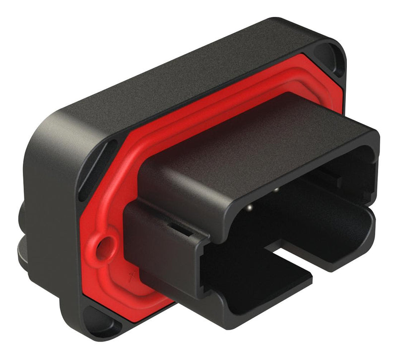 AMPHENOL SINE/TUCHEL AT13-1612PB-BM04 AUTOMOTIVE CONN, R/A RCPT, 13P, 13A/250V