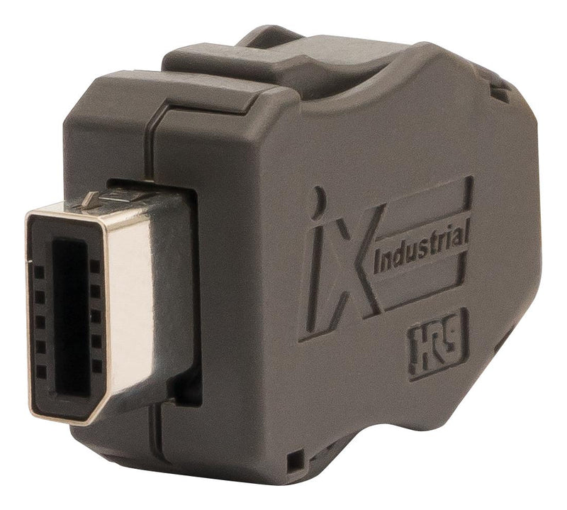 HIROSE / HRS IX31G-A-10S-CV(7.0)(01) Modular Connector, Modular Plug, 1 x 1 (Port), 10P10C, Cat5e, Cat6a, Cable Mount