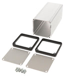 HAMMOND 1455CS1201 Metal Enclosure, w/Metal End Panel, Small, Aluminium, 54 mm, 54 mm, 120 mm