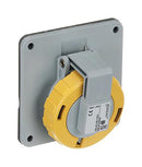 AMPHENOL SINE/TUCHEL 2CMA100435R1000 CONN, MAIN SOCKET, 2P3W, 20A, 130V, YEL