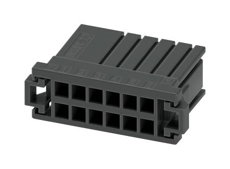 PHOENIX CONTACT 1341280 Connector Housing, 2 Row, CONNEXIS DD Series, Receptacle, 12 Ways, 3.81 mm