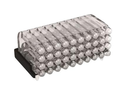 MENTOR 1296.2034 Light Pipe, Polycarbonate, 16.95 mm, 12 Pipes, Circular, PC Board, Transparent