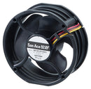 SANYO DENKI 9RF0912P1H001 DC Axial Fan, 12 V, Circular, 92 mm, 38 mm, Ball Bearing, 42.4 CFM