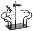 DURATOOL D03494 Helping Hands, 5 Gooseneck Hands, Soldering Components and PCBs