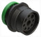 AMPHENOL SINE/TUCHEL AHDP04-24-09SN-BRA CIRCULAR CONNECTOR, RCPT, 24-09, CRIMP