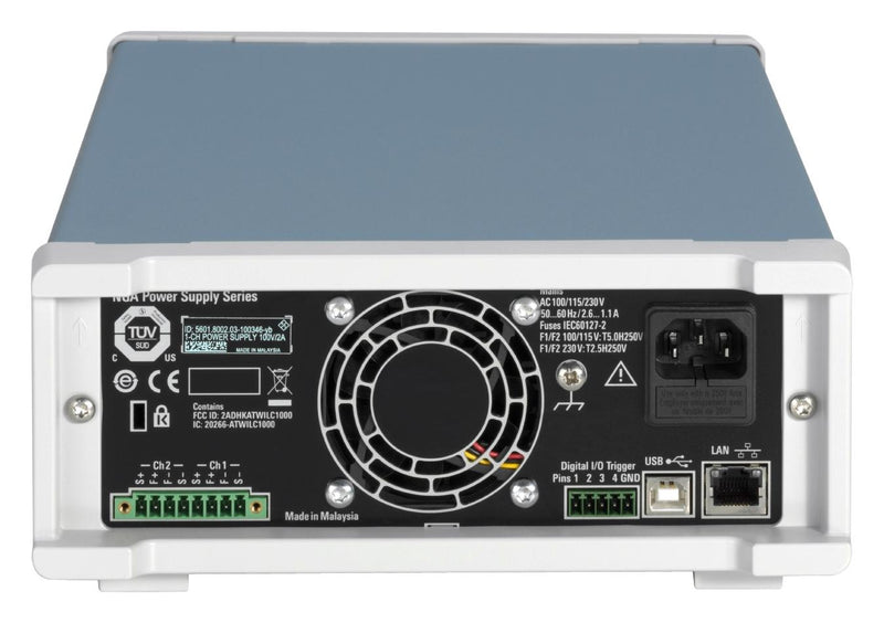 ROHDE & SCHWARZ R&S&reg; NGA141 Bench Power Supply, Programmable, 1 Output, 0 V, 100 V, 0 A, 2 A