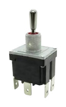 MULTICOMP PRO MP1HAS3T1B1M2N1S-5 Toggle Switch, Sealed, On-Off-On, SPDT, Non Illuminated, MP Toggle Switches SPDT, Panel Mount, 12 A