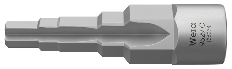 WERA 05136074001 Step Wrench, 12.7 mm Ratchet, 88 mm Length, 5 Steps, Chrome Vanadium Steel GTIN UPC EAN: 4013288228390