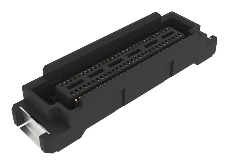 AMPHENOL COMMUNICATIONS SOLUTIONS 10163419-0611002LF Mezzanine Connector, Receptacle, 0.5 mm, 2 Rows, 60 Contacts, Surface Mount Straight