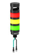BANNER ENGINEERING TL70PE3AQ2PE TOWER LIGHT, BLUE/GREEN/RED, 104DB, 30V