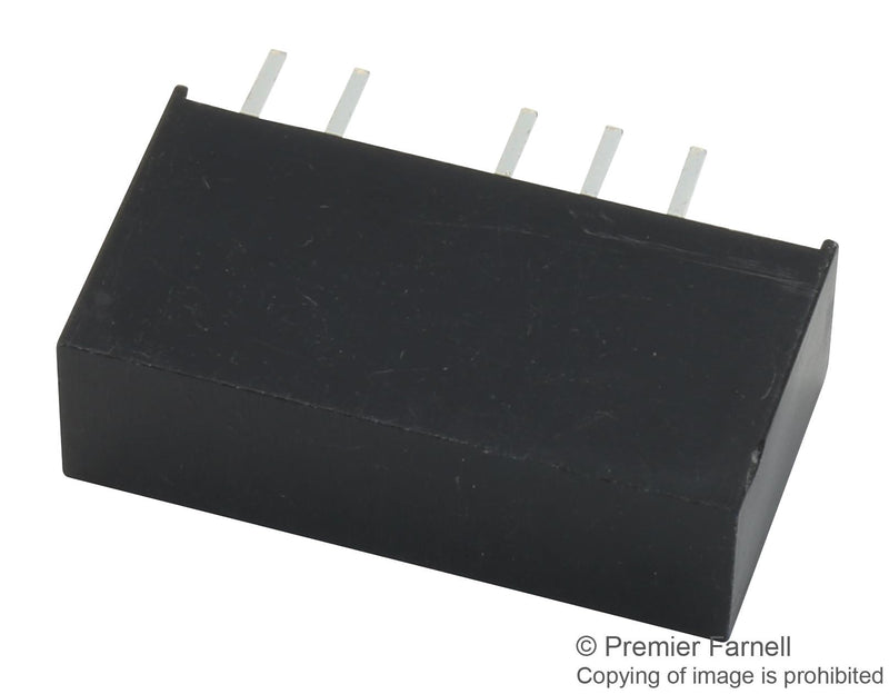 XP POWER IH1205S Isolated Through Hole DC/DC Converter, 1kV Isolation, ITE, SIP, 1:1, 2 W, 2 Output, 5 V