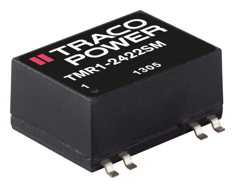 TRACO POWER TMR 1-2411SM Isolated Surface Mount DC/DC Converter, ITE, 2:1, 1 W, 1 Output, 5 V