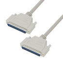 L-COM CSMN37MM-10 Computer Cable, D Subminiature Plug, 37 Way, D Subminiature Plug, 37 Way, 10 ft, 3.05 m