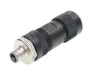MOLEX 1205030008 Sensor Connector, Micro-Change 120503 Series, M12, Male, 5 Positions, Screw Pin