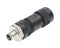 MOLEX 1205030008 Sensor Connector, Micro-Change 120503 Series, M12, Male, 5 Positions, Screw Pin