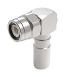 TIMES MICROWAVE TC-400-TM-RA-D RF / Coaxial Connector, TNC Coaxial, Right Angle Plug, Solder, Crimp, 50 ohm