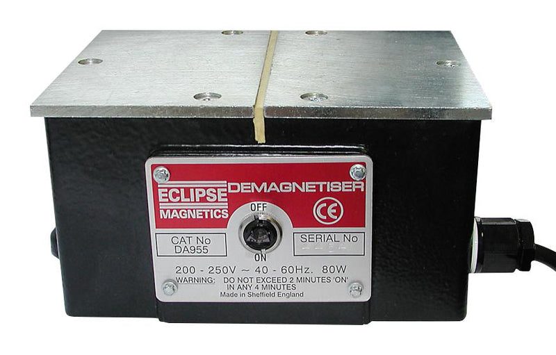 ECLIPSE MAGNETICS DB956/EUR Table Top Demagnetiser, Workholding Tools, 110V, with EU Plug