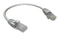 AMPHENOL COMMUNICATIONS SOLUTIONS RJE1Y33A53C42401 Ethernet Cable, 8P8C, Overmolded, Cat6a, RJ45 Plug to RJ45 Plug, UTP (Unshielded Twisted Pair)