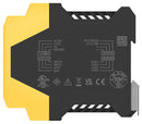 TE CONNECTIVITY SRS4-2NO Safety Relay, 24 VDC, DPST-NO, SRS Series, DIN Rail, 6 A, Screw Clamp